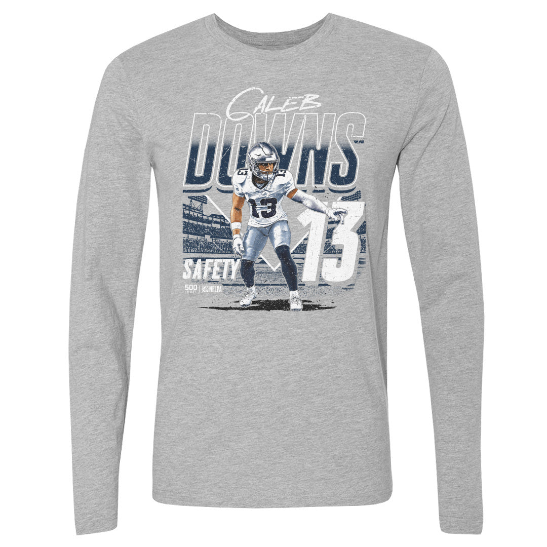 Caleb Downs Men's Long Sleeve T-Shirt | 500 LEVEL