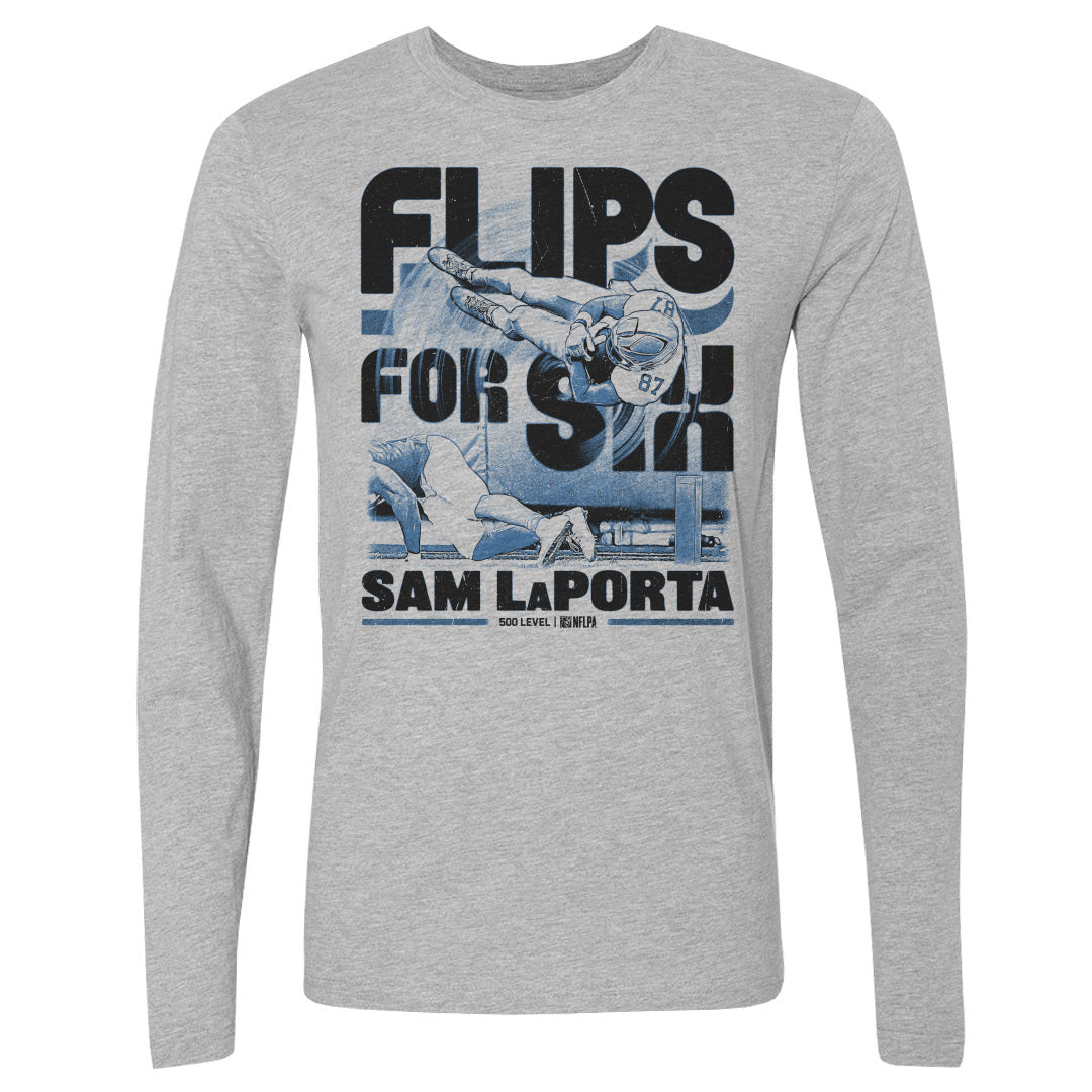 Sam LaPorta Men's Long Sleeve T-Shirt | 500 LEVEL