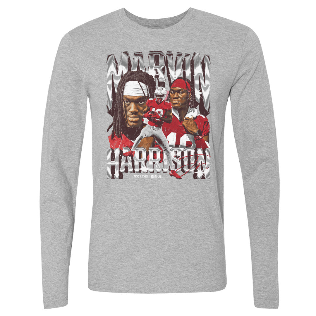 Marvin Harrison Jr. Men's Long Sleeve T-Shirt | 500 LEVEL
