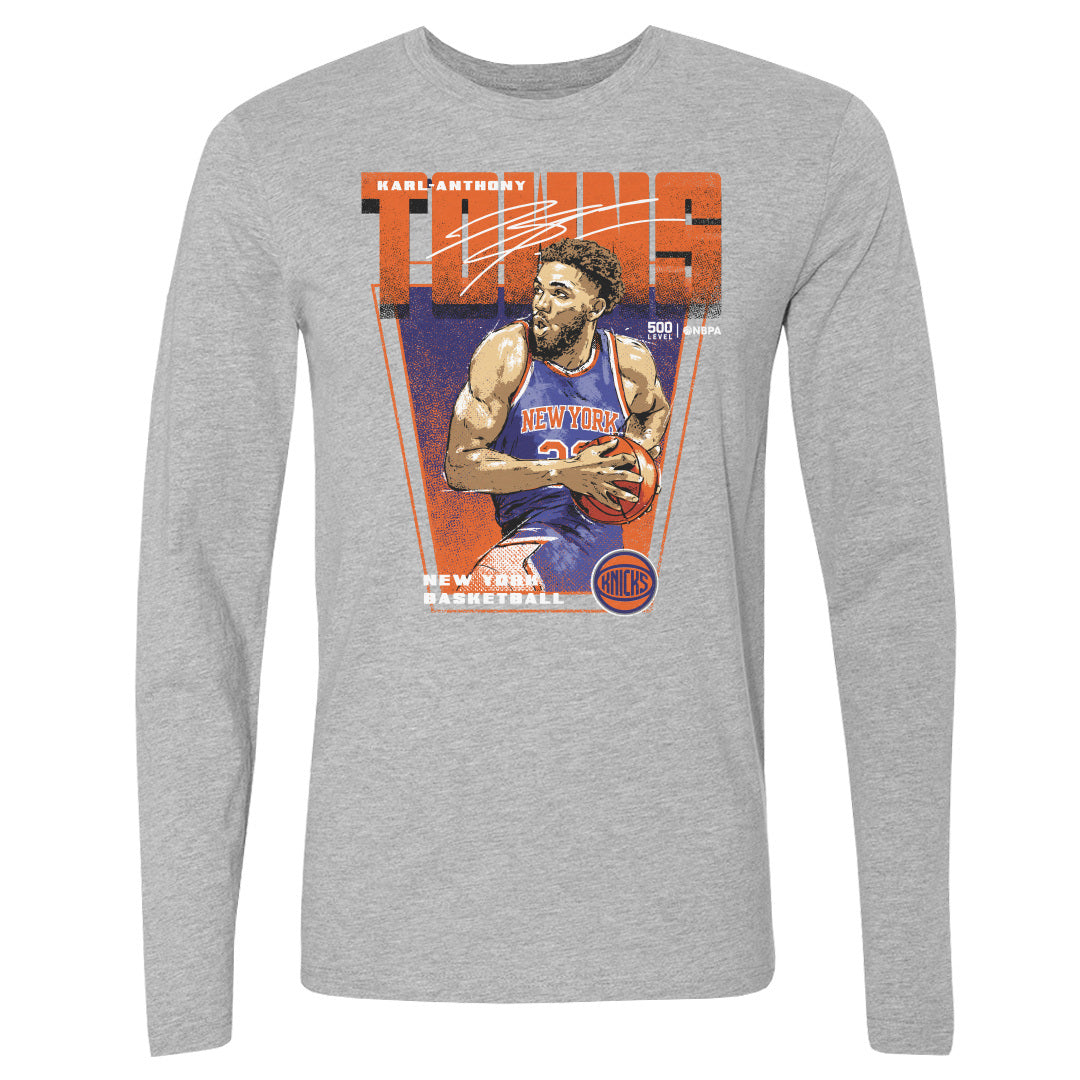 Karl-Anthony Towns Men's Long Sleeve T-Shirt | 500 LEVEL