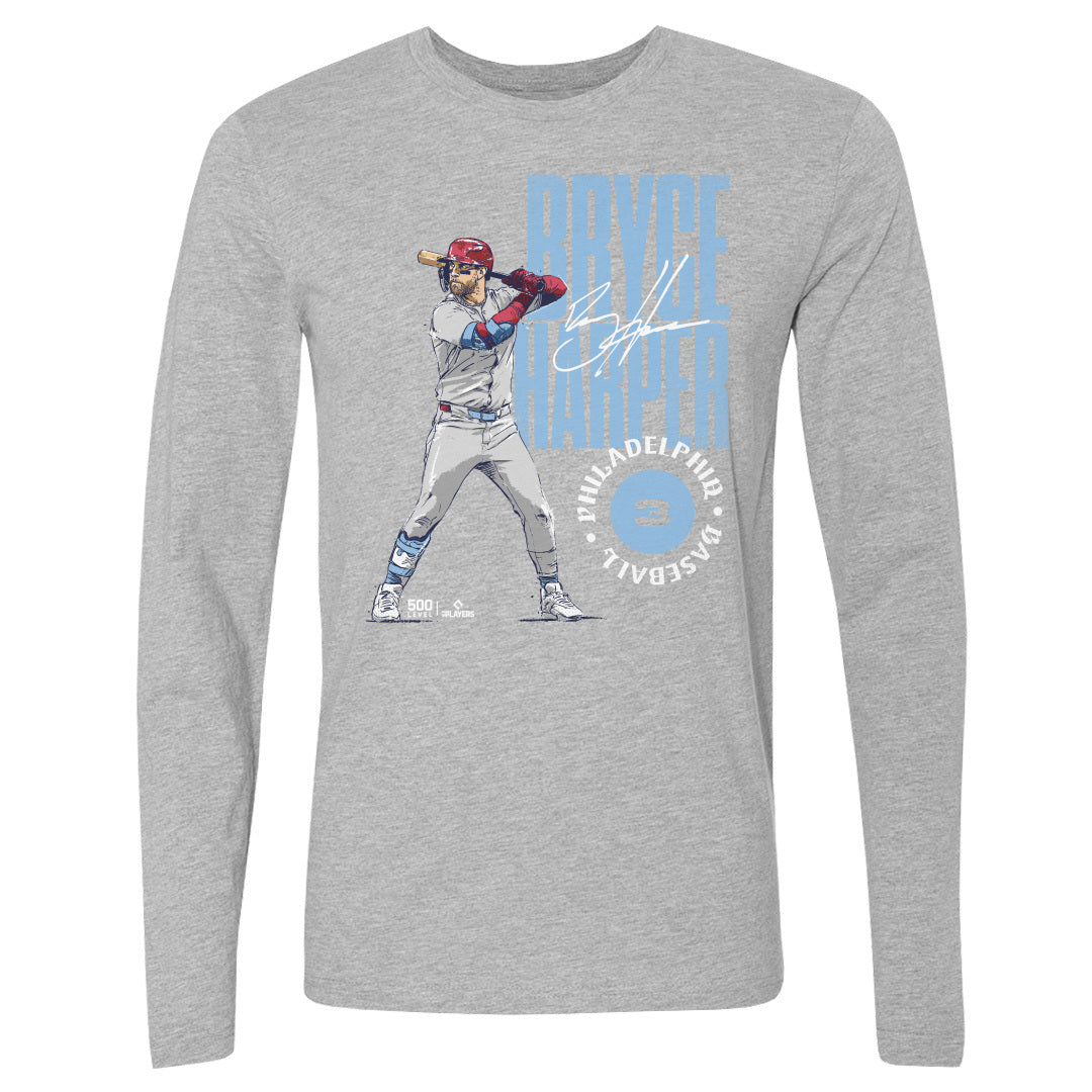 Bryce Harper Men's Long Sleeve T-Shirt | 500 LEVEL
