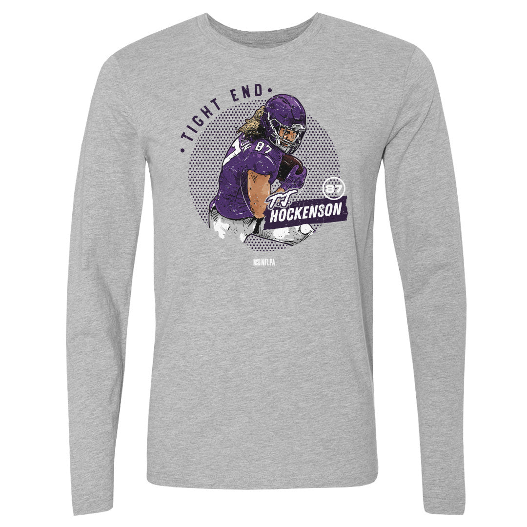 T.J. Hockenson Men's Long Sleeve T-Shirt | 500 LEVEL