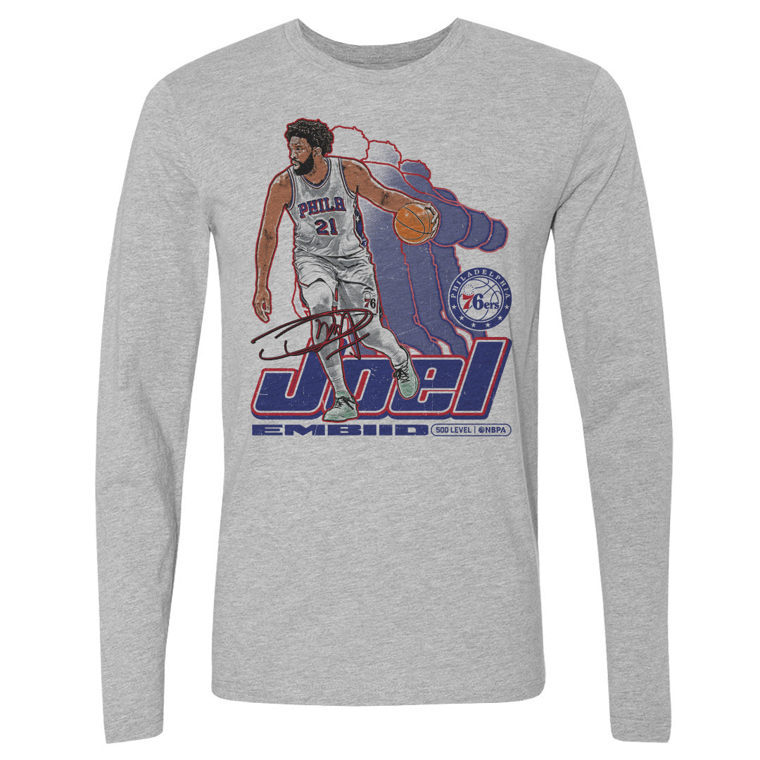 Joel Embiid Men's Long Sleeve T-Shirt | 500 LEVEL