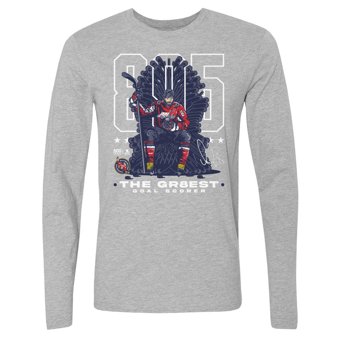 Alex Ovechkin Men's Long Sleeve T-Shirt | 500 LEVEL