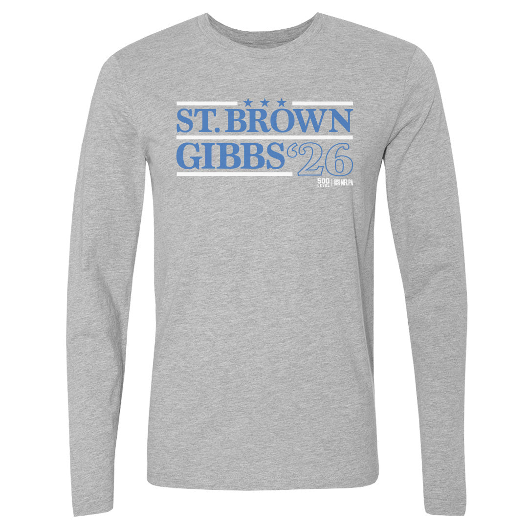 Amon-Ra St. Brown Men's Long Sleeve T-Shirt | 500 LEVEL