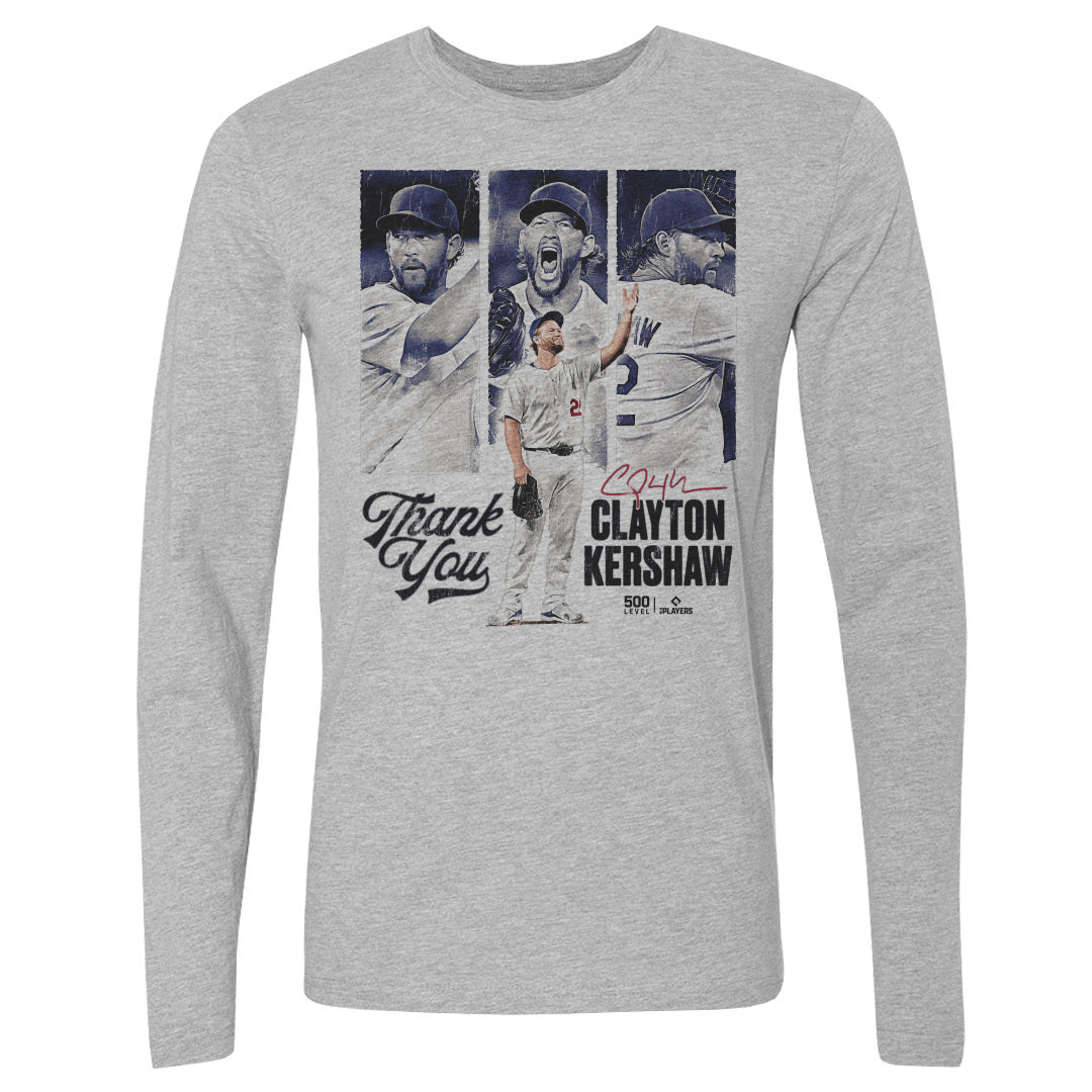 Clayton Kershaw Men's Long Sleeve T-Shirt | 500 LEVEL