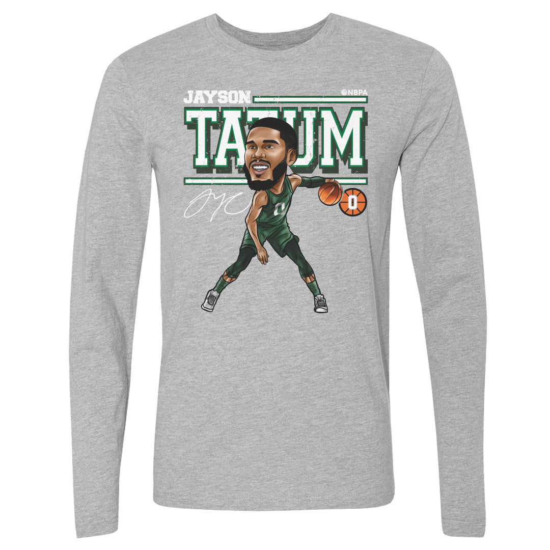 Jayson Tatum Men's Long Sleeve T-Shirt | 500 LEVEL