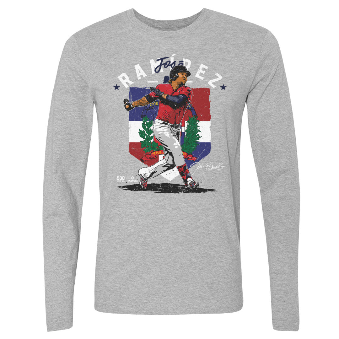 Jose Ramirez Men's Long Sleeve T-Shirt | 500 LEVEL