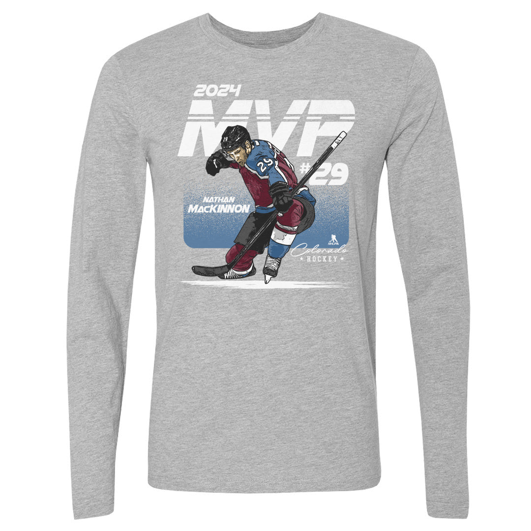 Nathan MacKinnon Men's Long Sleeve T-Shirt | 500 LEVEL