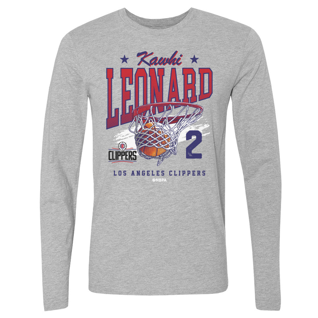 Kawhi Leonard Men's Long Sleeve T-Shirt | 500 LEVEL