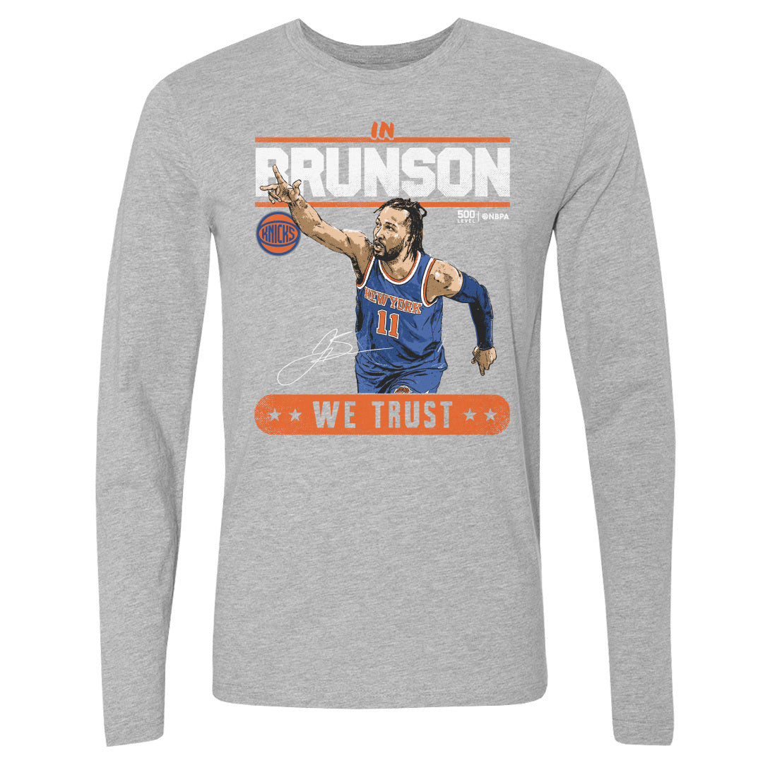 Jalen Brunson Men's Long Sleeve T-Shirt | 500 LEVEL