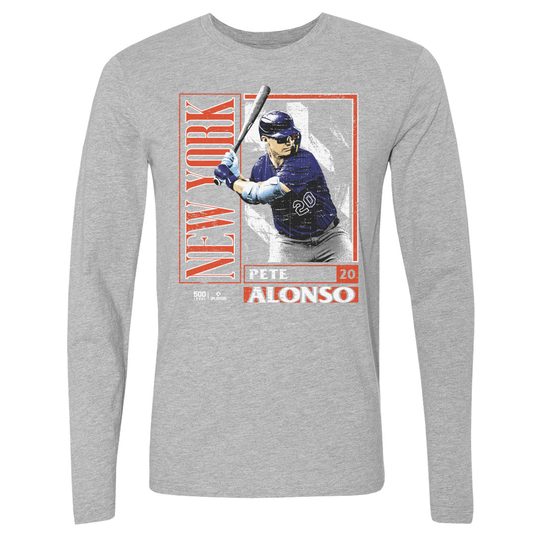 Pete Alonso Men's Long Sleeve T-Shirt | 500 LEVEL
