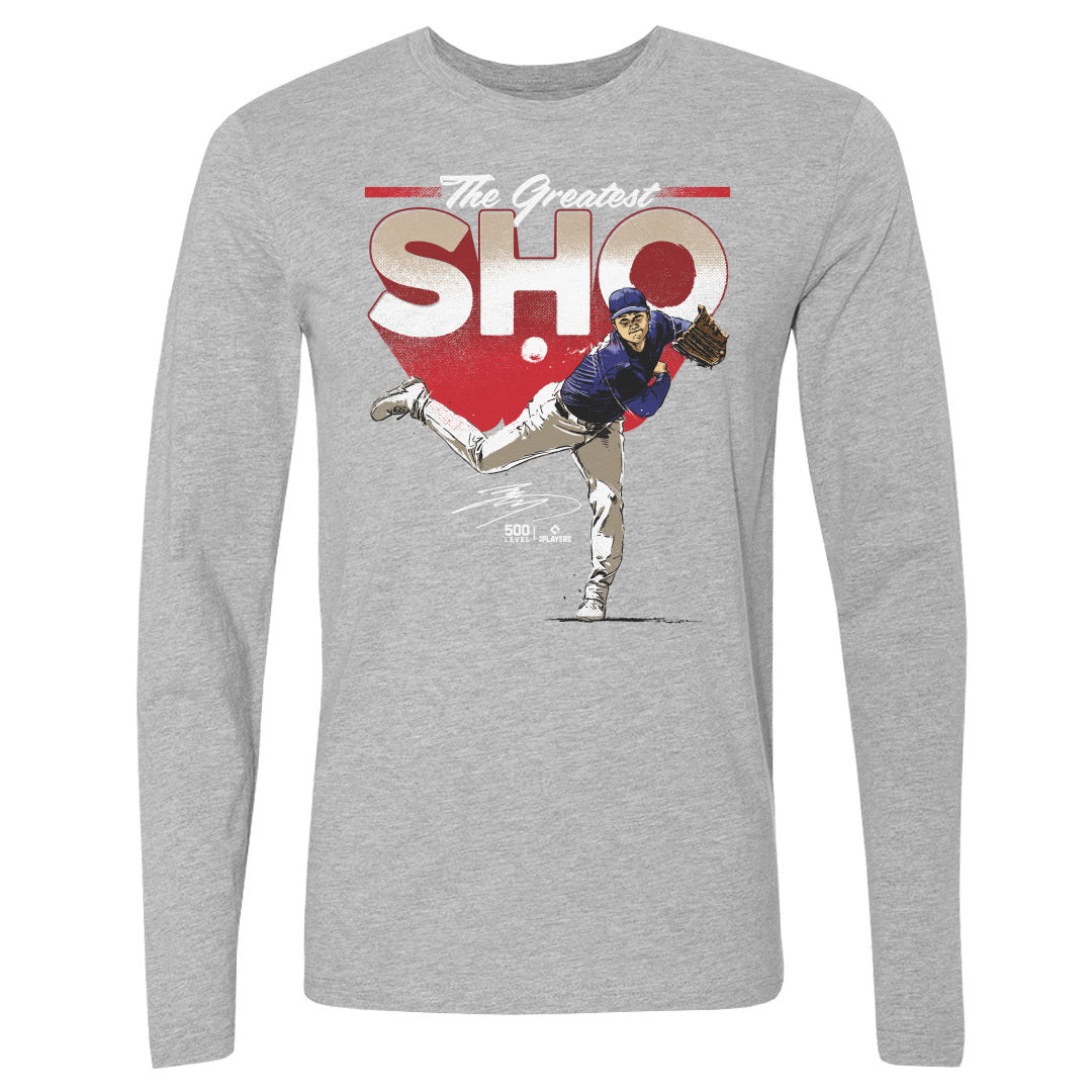 Shohei Ohtani Men's Long Sleeve T-Shirt | 500 LEVEL
