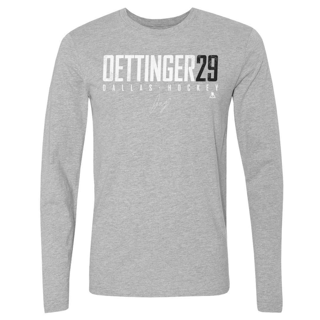 Jake Oettinger Men's Long Sleeve T-Shirt | 500 LEVEL
