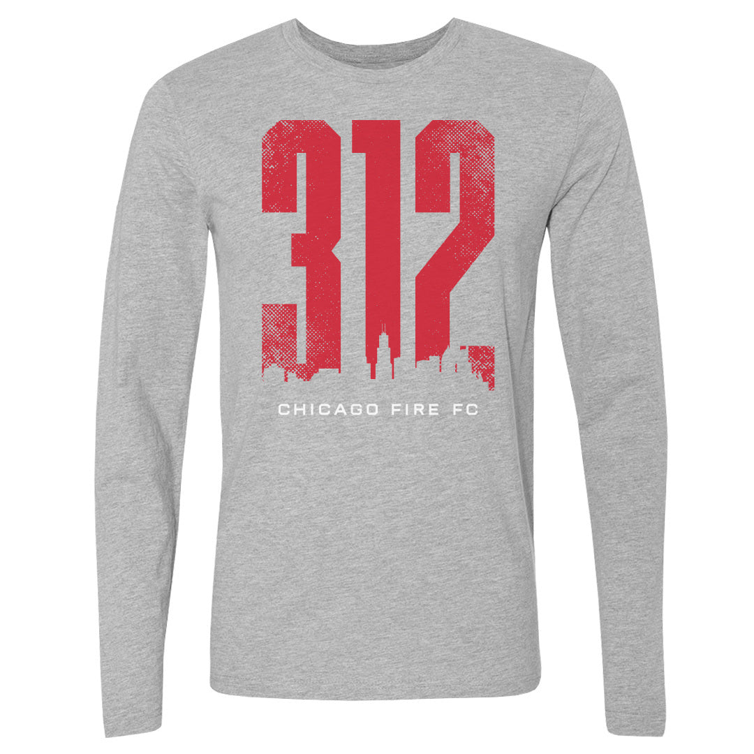 Chicago Fire FC Men's Long Sleeve T-Shirt | 500 LEVEL