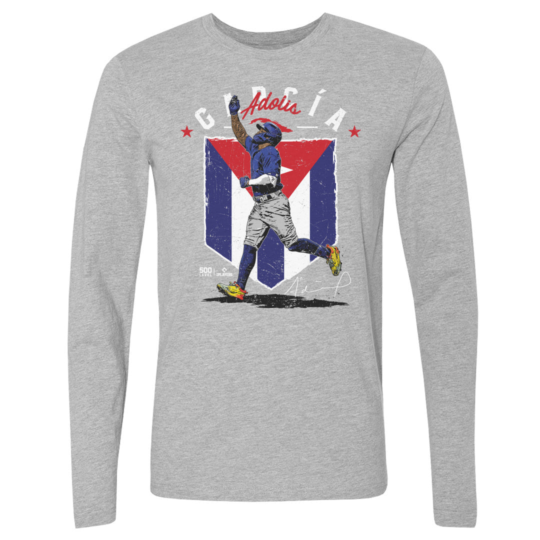 Adolis Garcia Men's Long Sleeve T-Shirt | 500 LEVEL