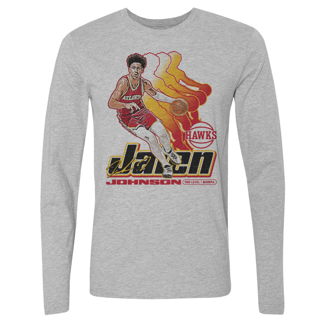 Jalen Johnson Men's Long Sleeve T-Shirt | 500 LEVEL
