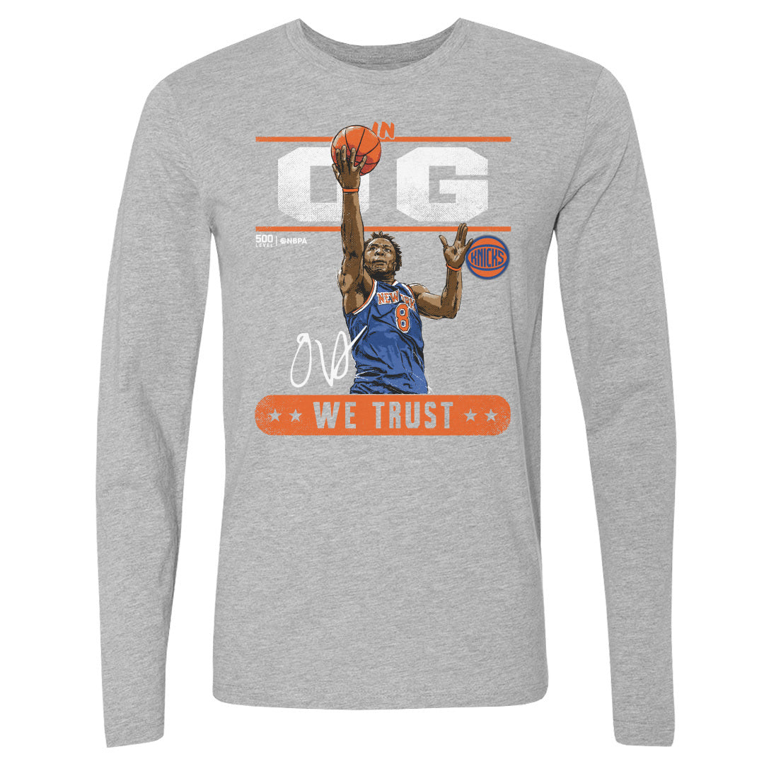 OG Anunoby Men's Long Sleeve T-Shirt | 500 LEVEL