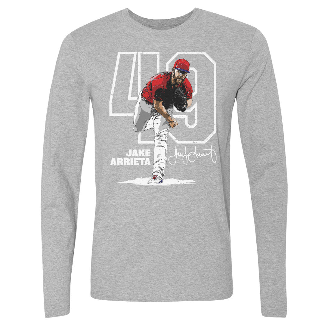 Jake Arrieta Men's Long Sleeve T-Shirt | 500 LEVEL