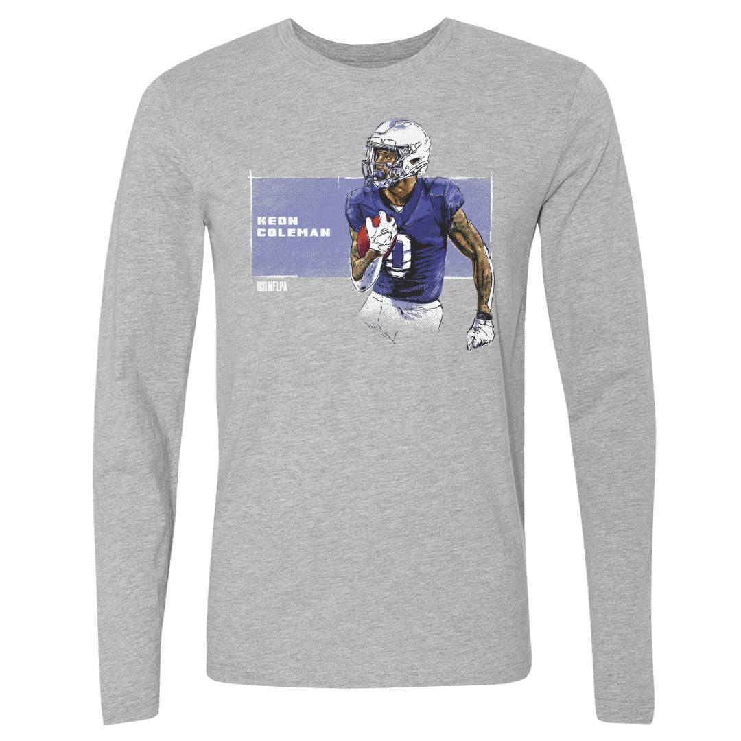 Keon Coleman Men's Long Sleeve T-Shirt | 500 LEVEL