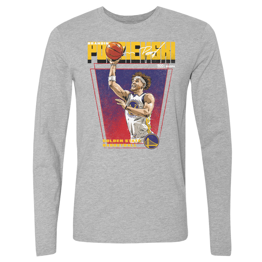 Brandin Podziemski Men's Long Sleeve T-Shirt | 500 LEVEL