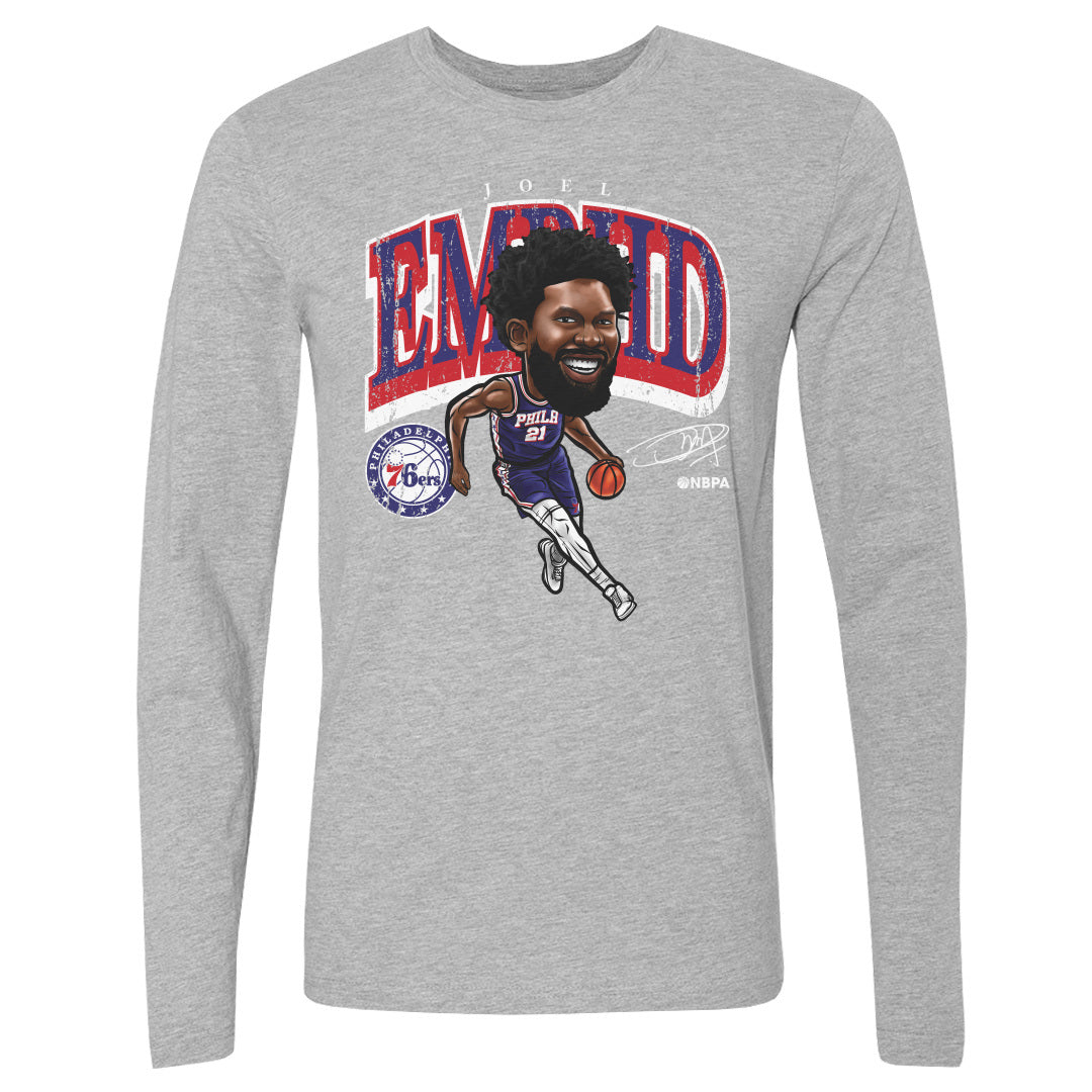 Joel Embiid Men's Long Sleeve T-Shirt | 500 LEVEL