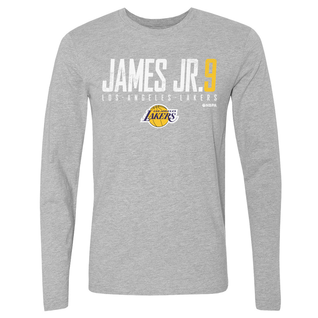 Bronny James Jr. Men's Long Sleeve T-Shirt | 500 LEVEL