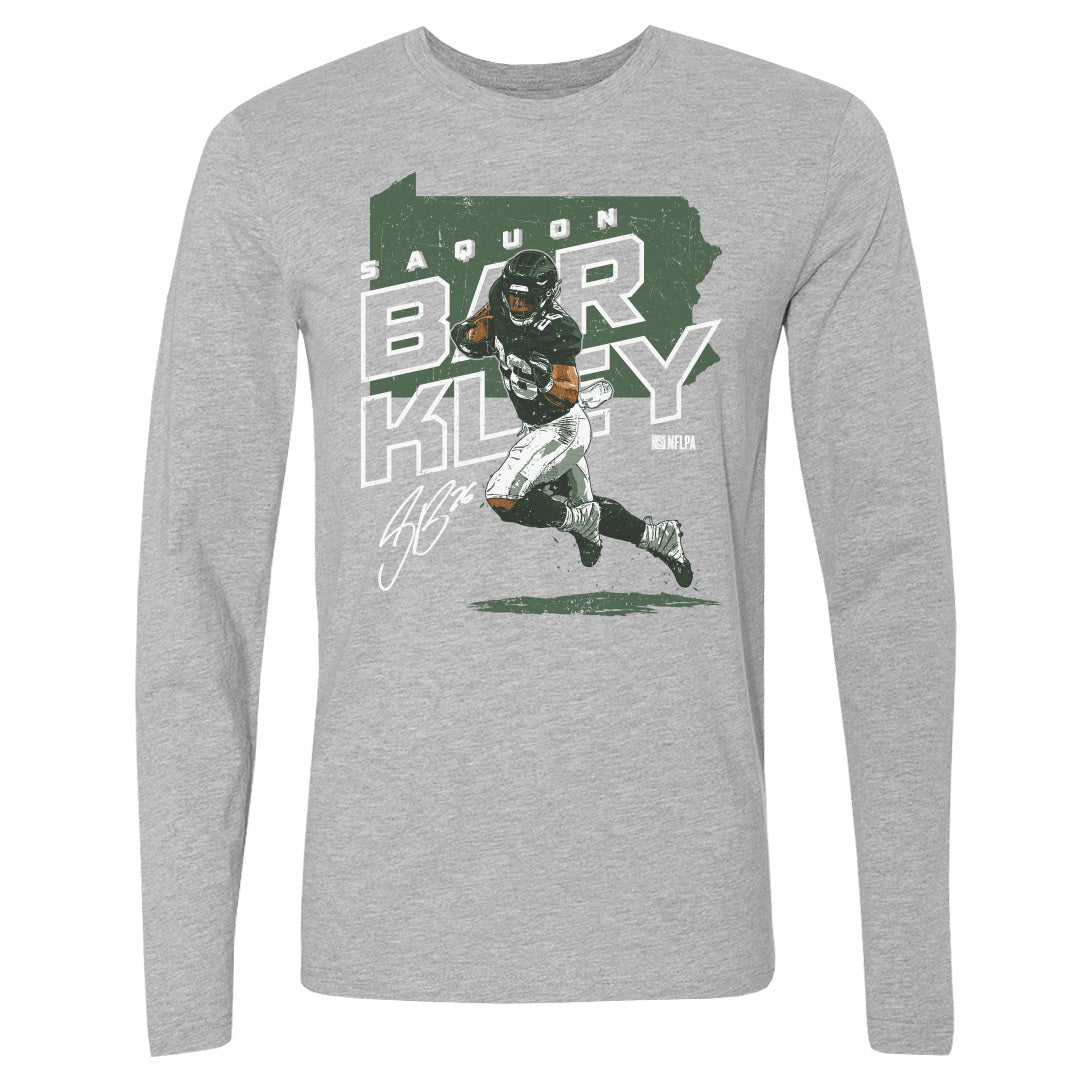 Saquon Barkley Men's Long Sleeve T-Shirt | 500 LEVEL