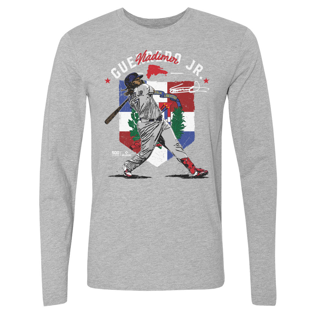 Vladimir Guerrero Jr. Men's Long Sleeve T-Shirt | 500 LEVEL
