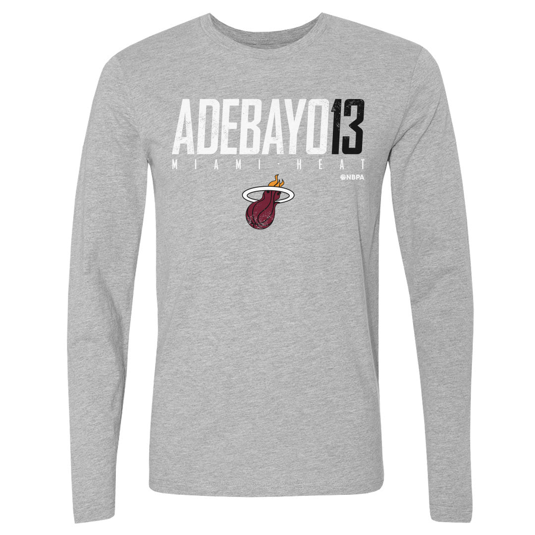 Bam Adebayo Men's Long Sleeve T-Shirt | 500 LEVEL