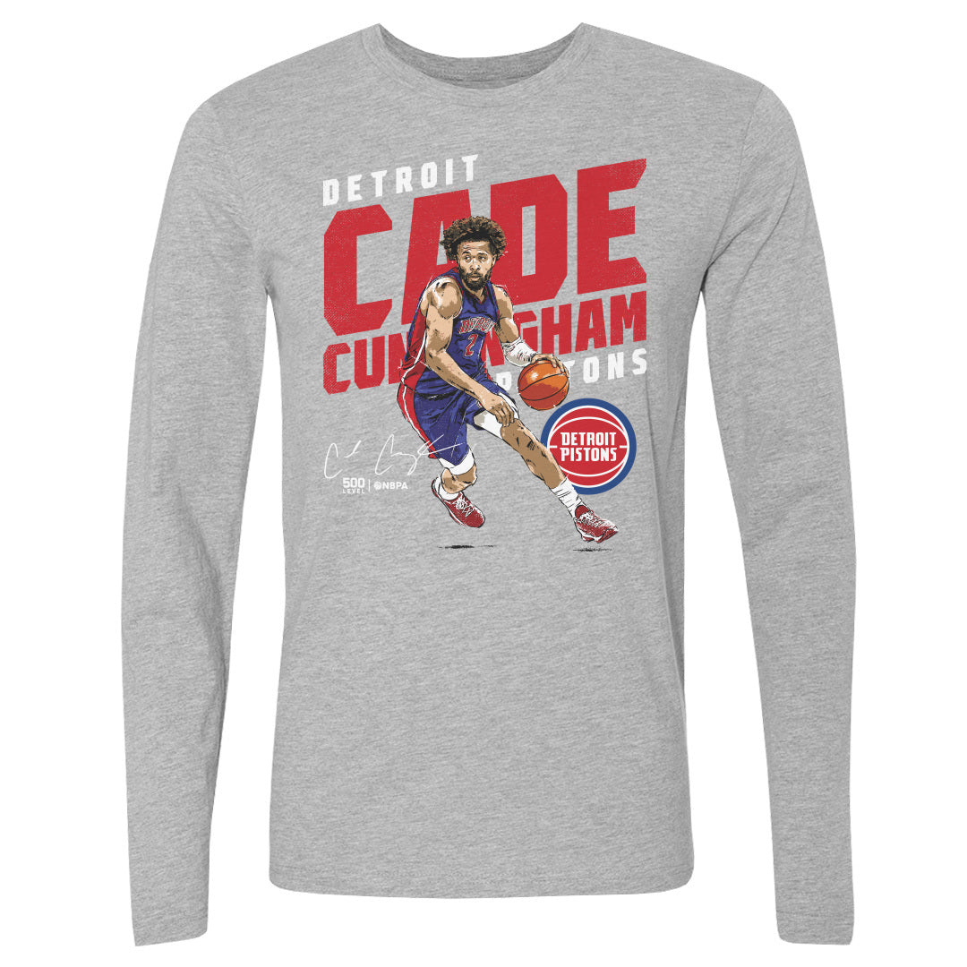 Cade Cunningham Men's Long Sleeve T-Shirt | 500 LEVEL