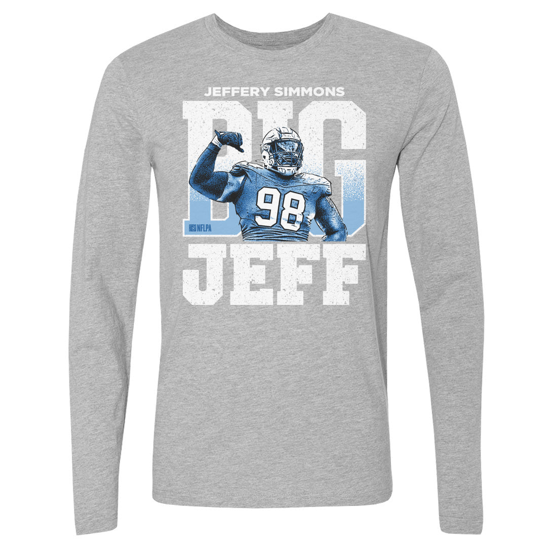 Jeffery Simmons Men's Long Sleeve T-Shirt | 500 LEVEL