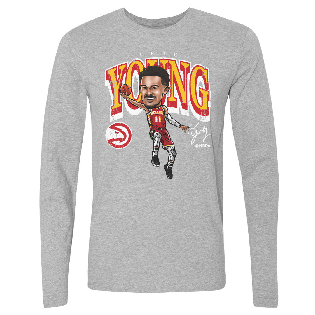 Trae Young Men's Long Sleeve T-Shirt | 500 LEVEL