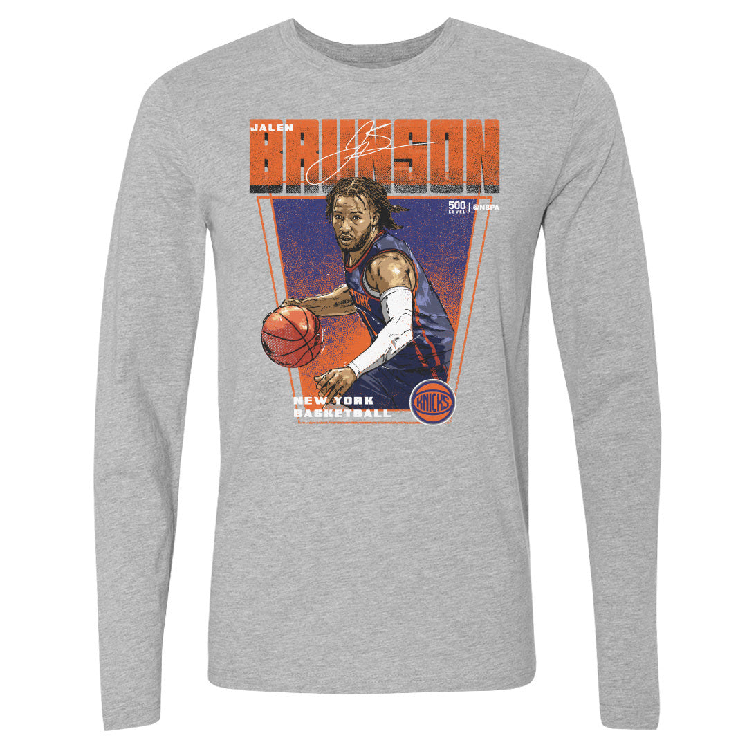 Jalen Brunson Men's Long Sleeve T-Shirt | 500 LEVEL