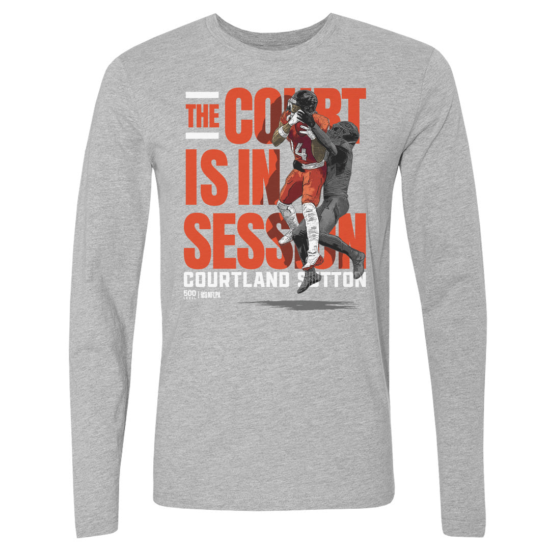 Courtland Sutton Men's Long Sleeve T-Shirt | 500 LEVEL