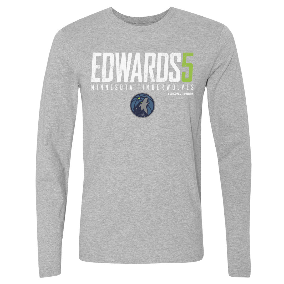Anthony Edwards Men's Long Sleeve T-Shirt | 500 LEVEL