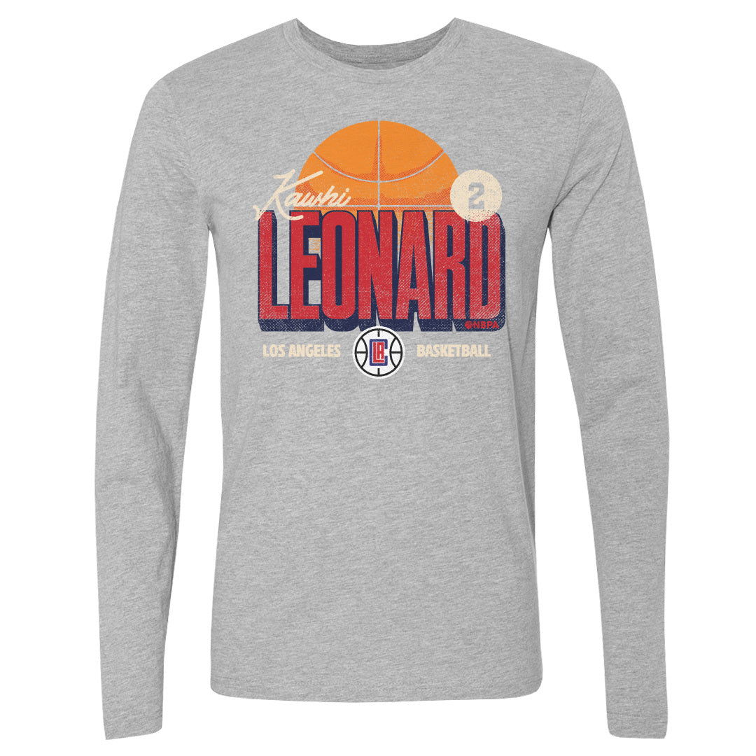 Kawhi Leonard Men's Long Sleeve T-Shirt | 500 LEVEL