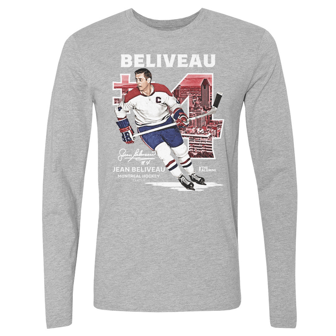 Jean Beliveau Men's Long Sleeve T-Shirt | 500 LEVEL