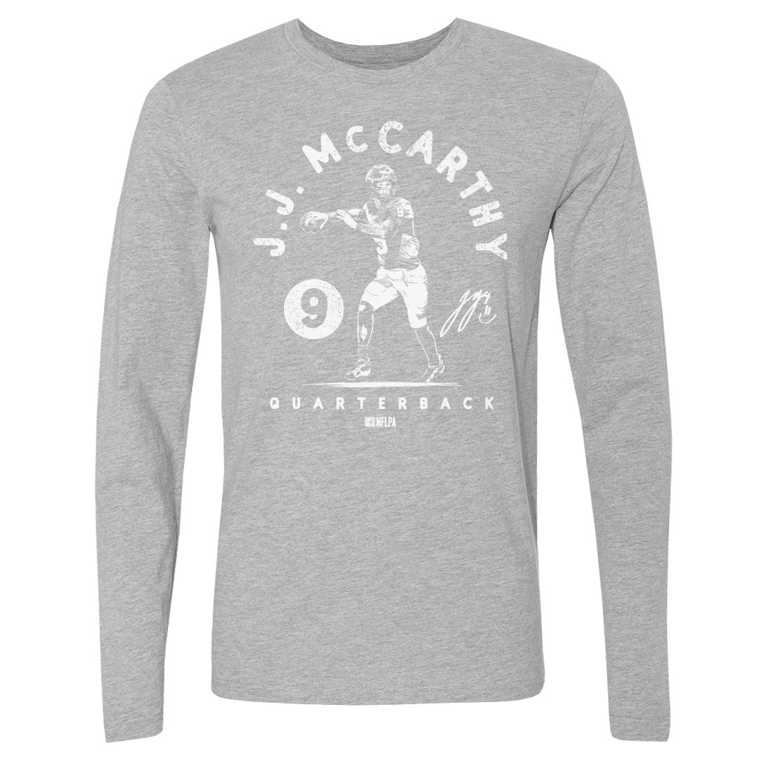 J.J. McCarthy Men's Long Sleeve T-Shirt | 500 LEVEL