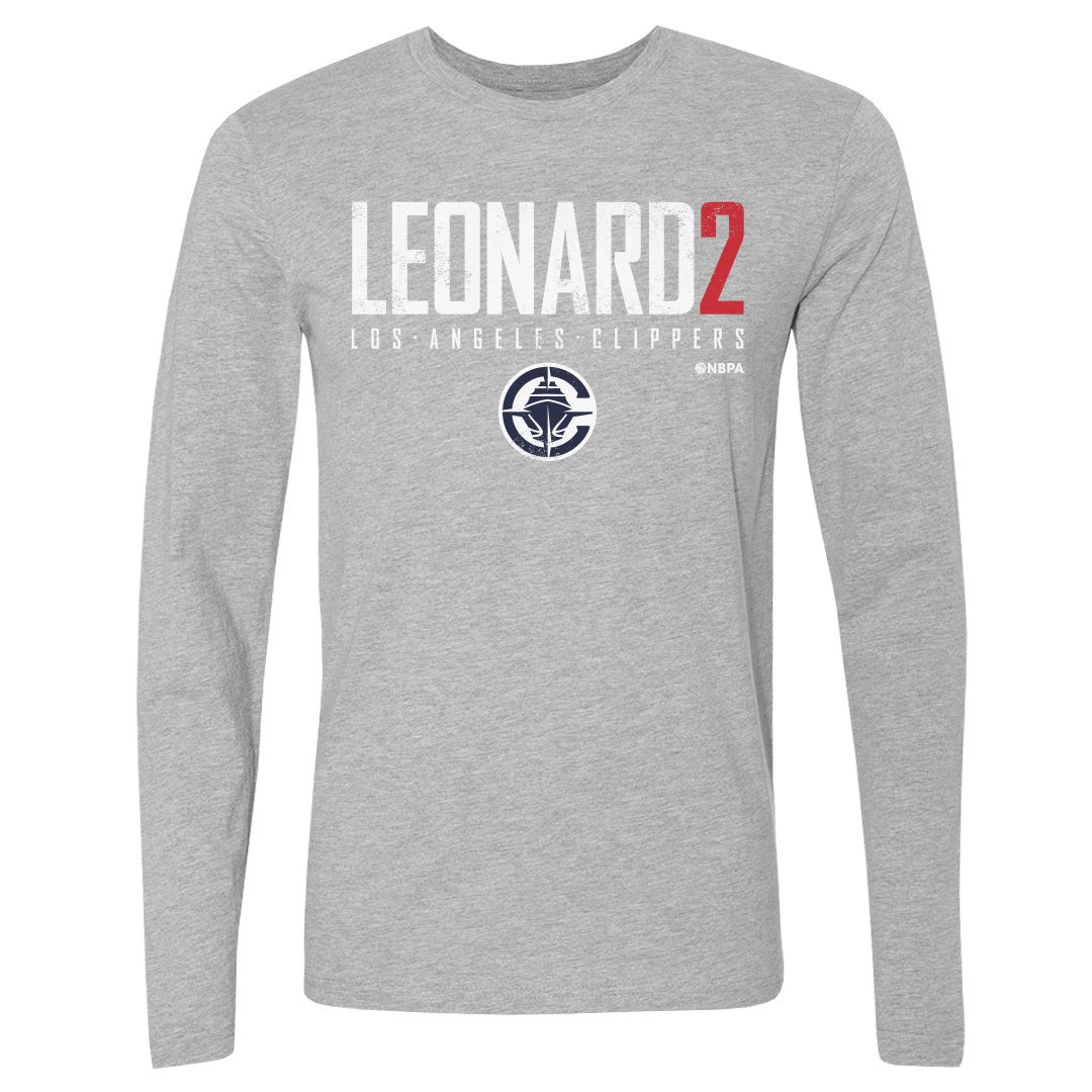 Kawhi Leonard Men's Long Sleeve T-Shirt | 500 LEVEL