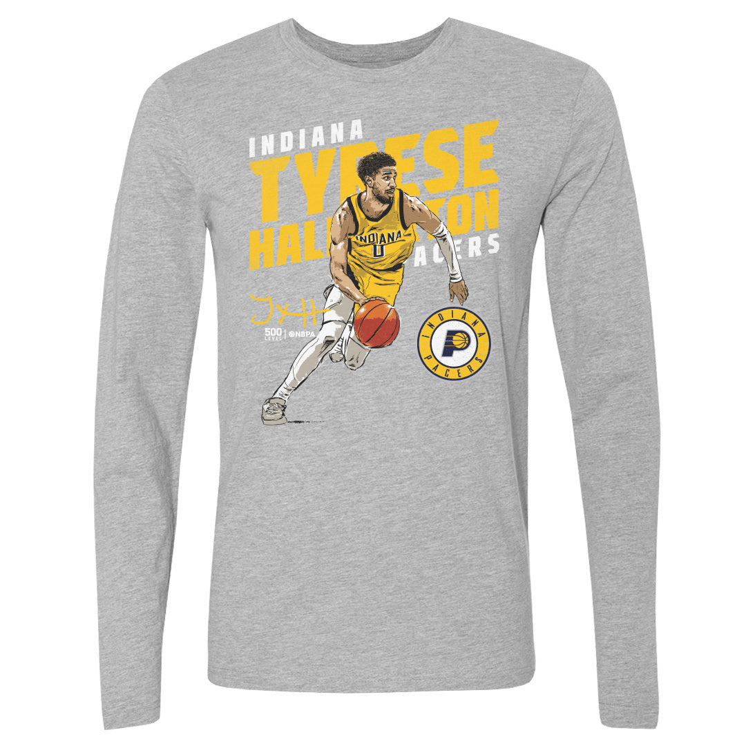 Tyrese Haliburton Men's Long Sleeve T-Shirt | 500 LEVEL