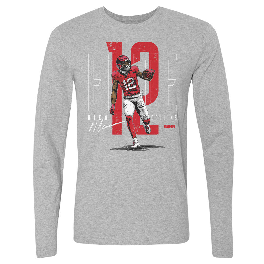 Nico Collins Men's Long Sleeve T-Shirt | 500 LEVEL