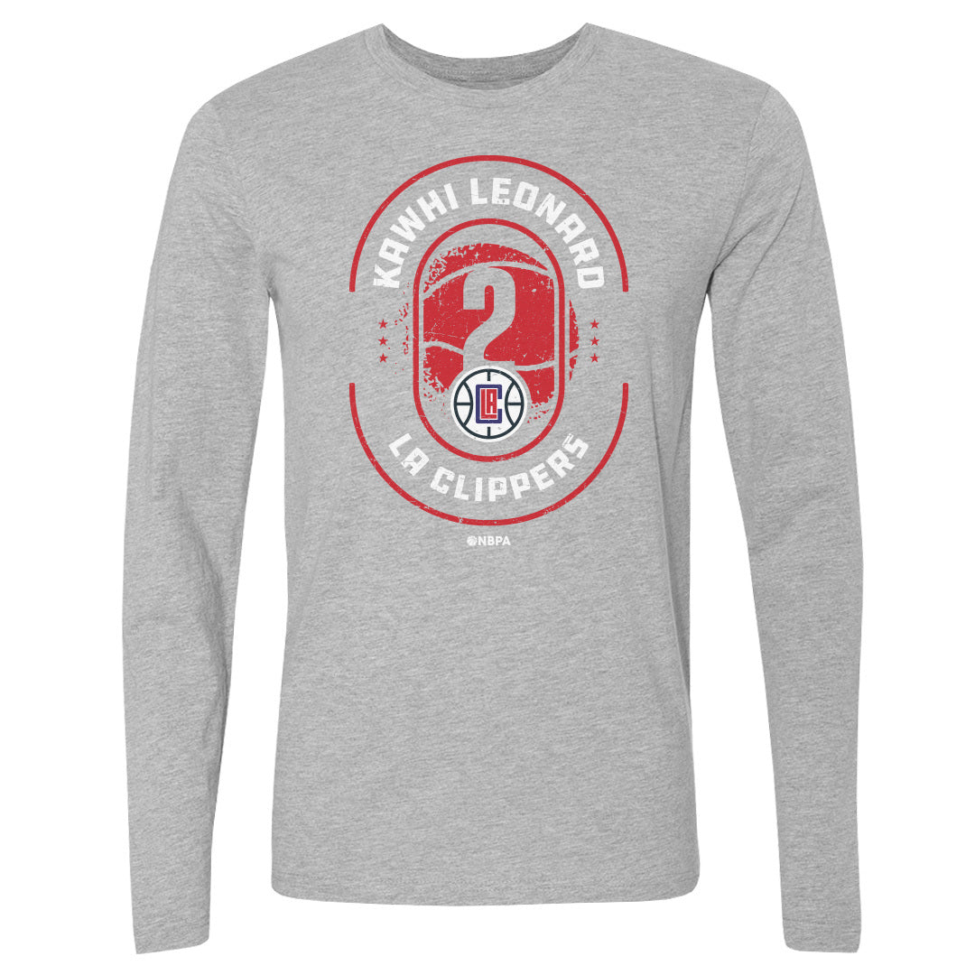 Kawhi Leonard Men's Long Sleeve T-Shirt | 500 LEVEL