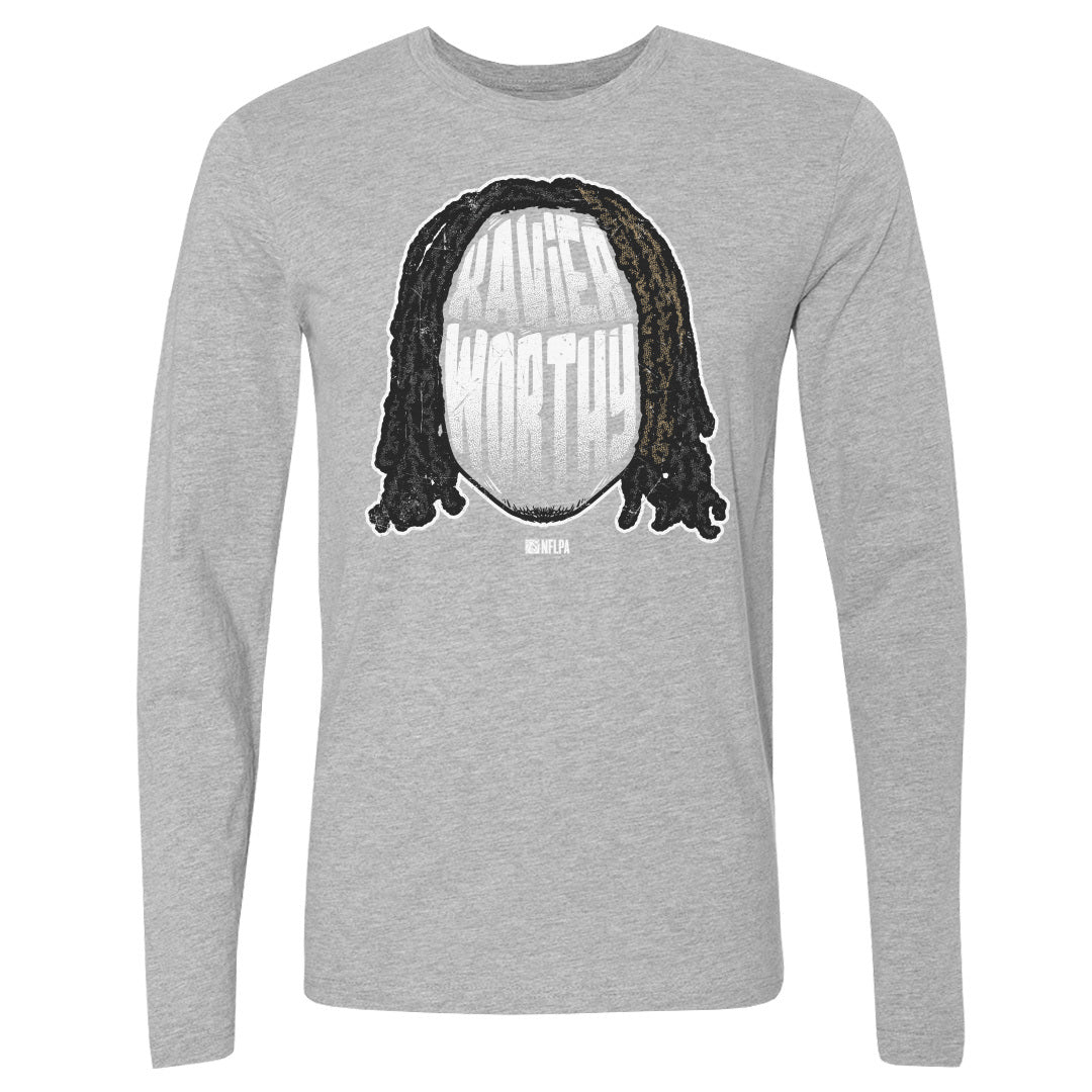 Xavier Worthy Men's Long Sleeve T-Shirt | 500 LEVEL