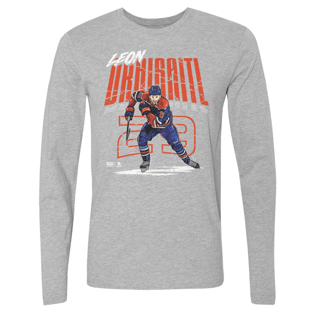Leon Draisaitl Men's Long Sleeve T-Shirt | 500 LEVEL