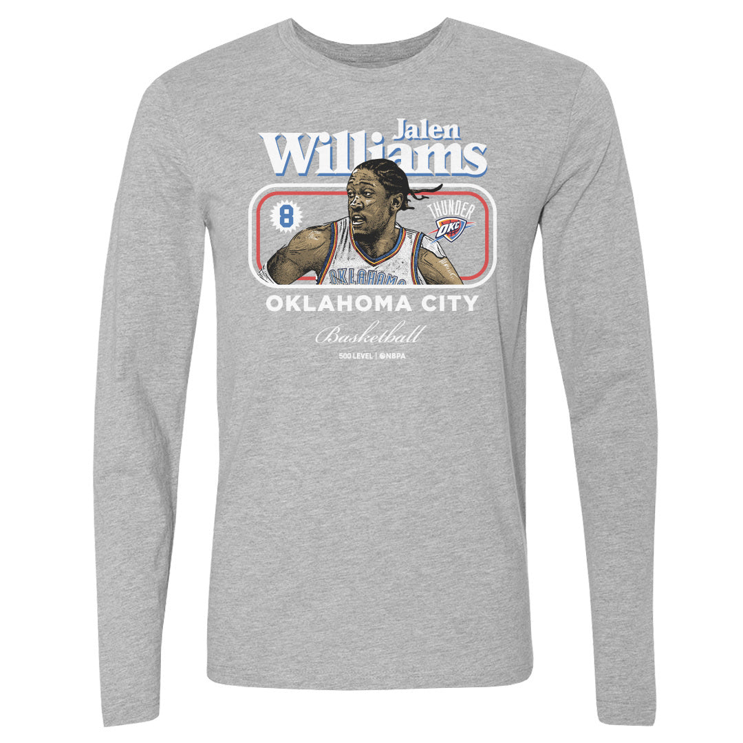 Jalen Williams Men's Long Sleeve T-Shirt | 500 LEVEL