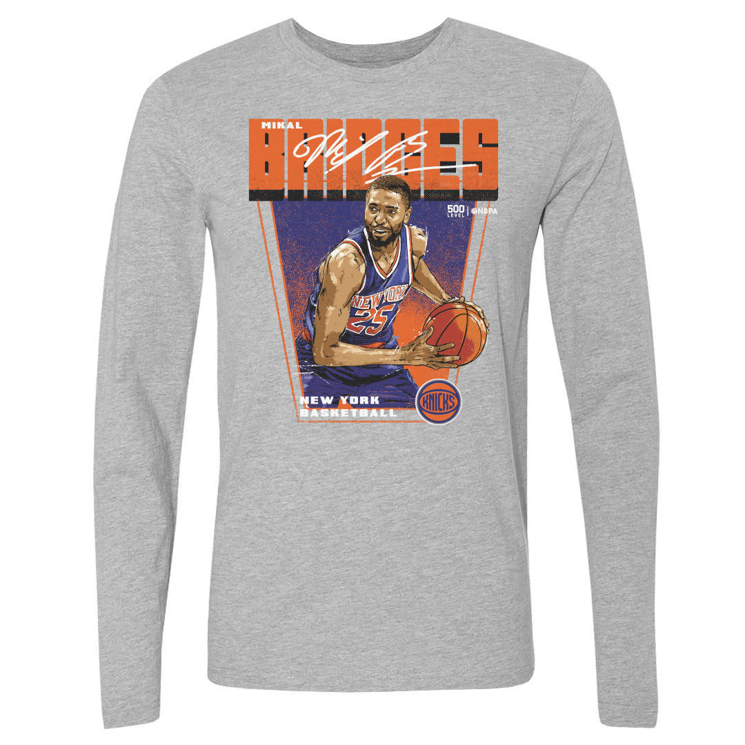 Mikal Bridges Men's Long Sleeve T-Shirt | 500 LEVEL