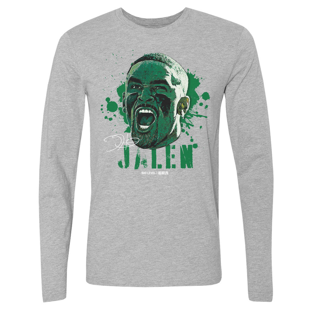 Jalen Hurts Men's Long Sleeve T-Shirt | 500 LEVEL