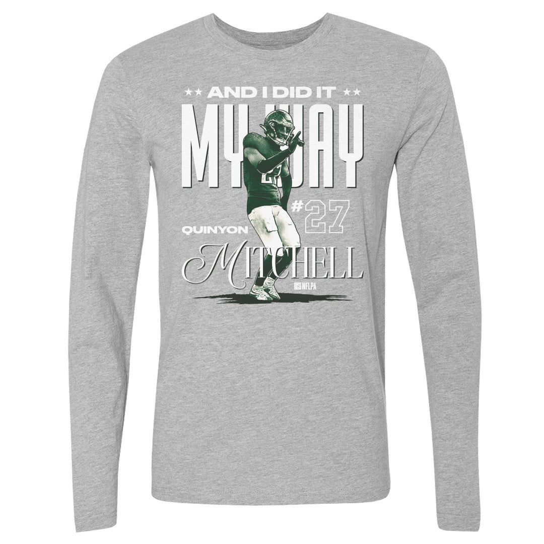 Quinyon Mitchell Men's Long Sleeve T-Shirt | 500 LEVEL