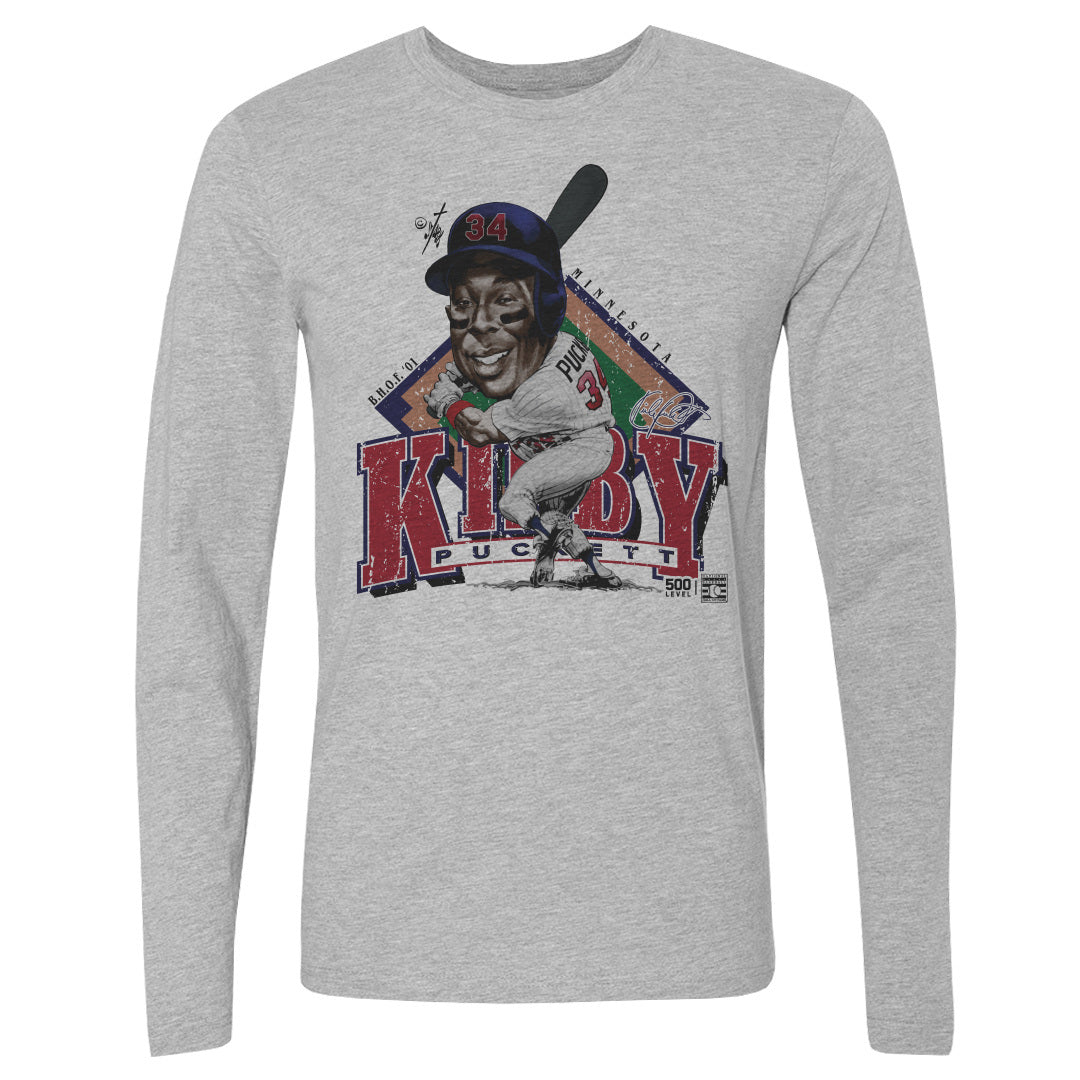 Kirby Puckett Men's Long Sleeve T-Shirt | 500 LEVEL